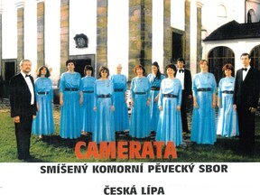 Titulní strana ročenky Komorního sboru CAMERATA Česká Lípa k 10. výročí, 1996 (P. Trunec)
