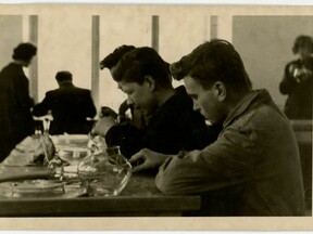 Praxe v malírně, 1957 (J. Skuhravý)