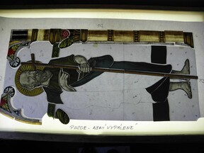 Restaurování vitráže z Okrouhlé, 2024 (J. Skuhravý)