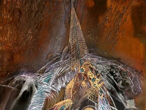 Kosmická stanice, spolupráce s Janem Jankovcem, 2004 (A. Jankovcová)