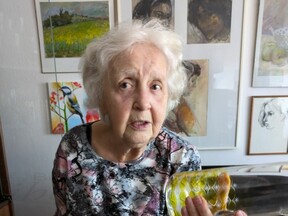 Malířka skla Eva Olivová, 2025 (L. Oliva)