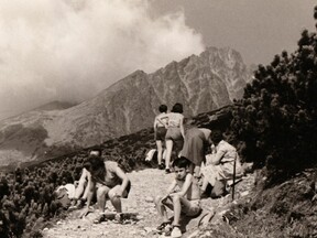 Poprvé v Tatrách, pod Gerlachem, 1958 (O. Simm)