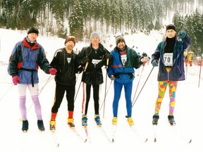 S přáteli na startu krkonošské sedmdesátky, 2000 (O. Simm)