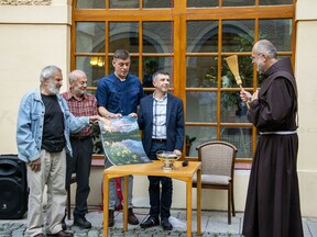 Žehnání kalendáře 90 let M. Nevrlého, 2023 (O. Simm)