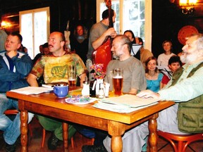 Křest knihy Připomínky zašlých časů na Prezidentské chatě, 2008 (O. Simm)