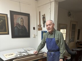 Ve svém ateliéru, 2025 (I. Habán)