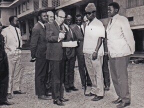 Vladimír Zikmund s konžským ministrem zdravotnictví v roce 1965 (V. Zikmund)