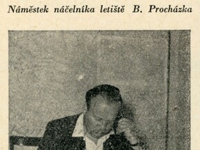 Bedřich Procházka v roce 1958 (Křídla vlasti, 1958)