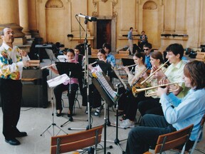 S orchestrem ve valdštějnské Sala terreně (G. Sanvito)
