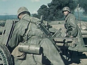 Ve filmu Tanková brigáda, Kalfiřt vpravo (Tanková brigáda, 1955)