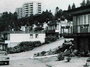 Technikovy domky na Aloisině Výšině v 70. letech (Liberec minulosti a současnosti, 1980)