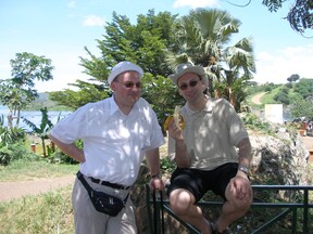Při jedné z cest do Ugandy 2006 (S. Přibyl)