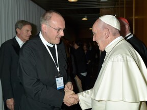 Setkání s papežem Františkem (S. Přibyl)