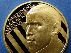 Zlatá medaile Barack Obama (J. Dostál)