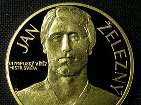 Zlatá medaile Jan Železný (J. Dostál)