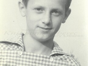 Václav Helšus v jedenácti letech (V. Helšus)