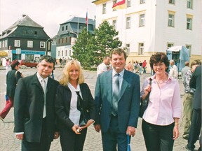 František Novosad jako městský zastupitel v Novém Boru v roce 2005 (F. Novosad)