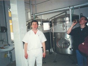 Při otevření pivovaru v roce 2002 (F. Novosad)