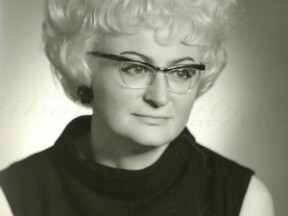 Jiřina Permanová v 70. letech (J. Permanová)
