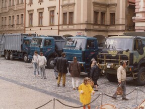 Předváděcí akce libereckého podniku LIAZ v 90. letech (V. Toužimský)