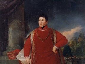 Portrét knížete Karla Alaina Gabriela Rohana (olejomalba J. Brandejse, kolem 1860, dle portrétu A. Clarota, 1841)