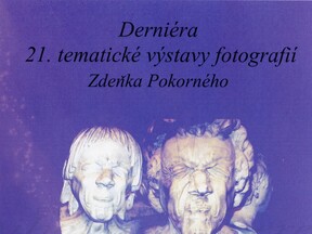 Pozvánka na derniéru výstavy Podoby a hlavy, 2014 (Z. Pokorný)