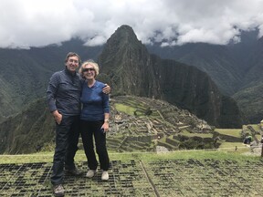 S manželkou na dovolené na Machu Picchu, 2018 (V. Valenta)