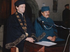 V Betlémské kapli při promocích, 2012 (P. Moos)