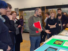 Obhajoby klauzurních prací na SUPŠS v Železném Brodě, 2013. (M. Hlubuček)