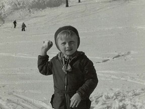 V pěti letech na lyžích (J. Luštinec)