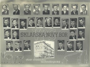 Maturitní tablo, 1957 (R. Hais)