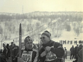 Na Murmaňském lyžařském maratonu, 1982 (R. Hais)