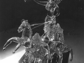 První plastika z Osečku Triga 2, 1995 (M. Štefánek)
