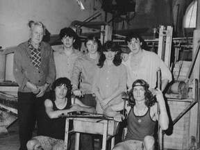 Se spolužáky na huti v Železném Brodě, 1985 (M. Štefánek)