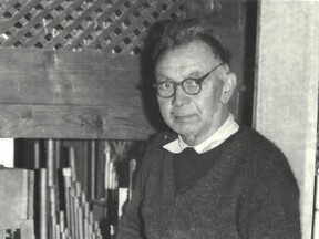 Bohumil Žloutek st. v Kamenné Porubě u Rájeckých Teplic, 1970 (B. Žloutek)