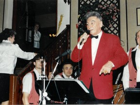 Při vystoupení s Josefem Zímou, 1999 (B. Žloutek)
