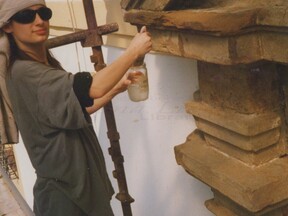 Litomyšl, na praxi, asi 1996 (V. Trostová)