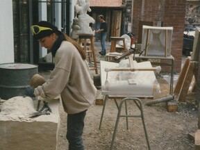 Litomyšl, škola restaurování, asi 1996 (V. Trostová)
