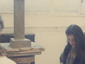 SPŠKS Hořice, obhajoba maturitní práce, 1994 (V. Trostová)